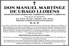 Manuel Martínez de Ubago